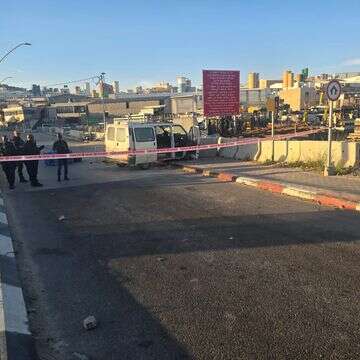זירת הפיגוע במחסום הכבשים. | דוברות הר חברון