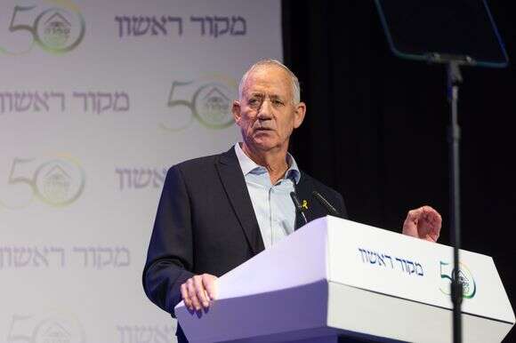 גנץ בוועידת ההתיישבות של מקור ראשון והיישוב עפרה, השבוע | לירון מולדובן גנץ בוועידת ההתיישבות של מקור ראשון והיישוב עפרה, השבוע | לירון מולדובן