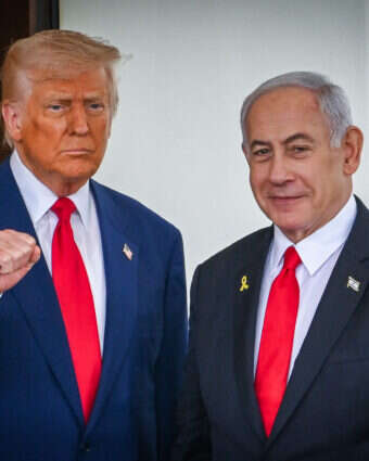 דונלד טראמפ ובנימין נתניהו | לירי אגמי, פלאש 90