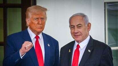 דונלד טראמפ ובנימין נתניהו | לירי אגמי, פלאש 90