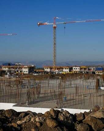 בנייה בקצרין | מיכאל גלעדי, פלאש 90 בנייה בקצרין | מיכאל גלעדי, פלאש 90