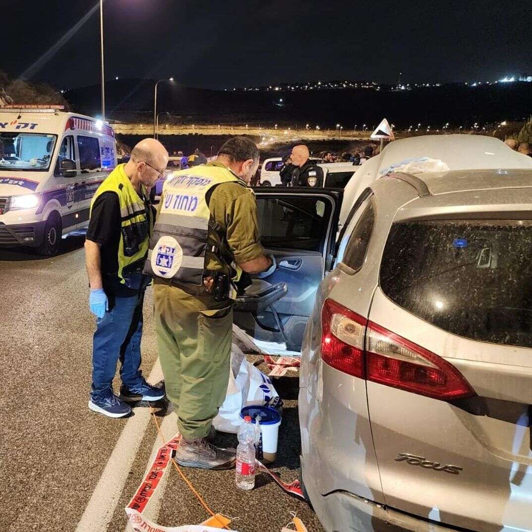 זירת פיגוע הירי בצומת פדואל | זק"א זירת פיגוע הירי בצומת פדואל | זק"א
