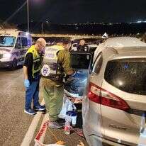 זירת פיגוע הירי בצומת ברוכין | זק"א