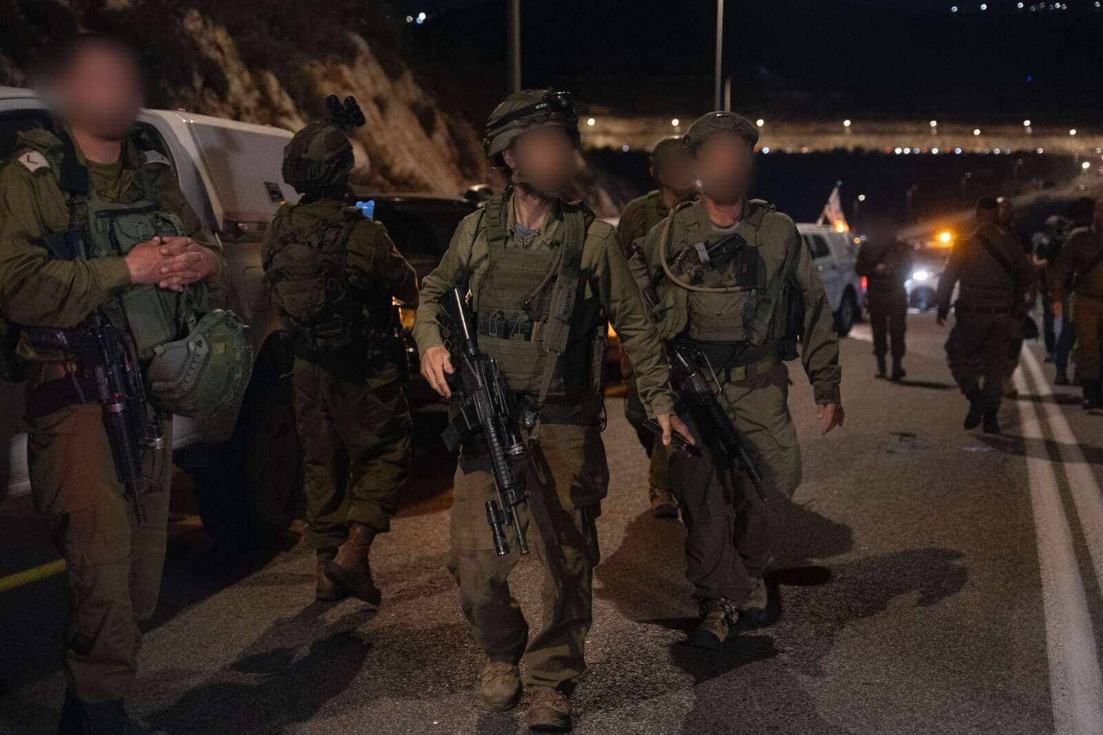 כוחות צה"ל בזירת הפיגוע בצומת ברוכין | דובר צה"ל