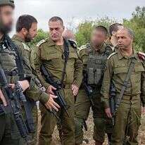 הרמטכ"ל זמיר, ואלוף פיקוד מרכז לאחר הפיגוע בברוכין | דובר צה"ל