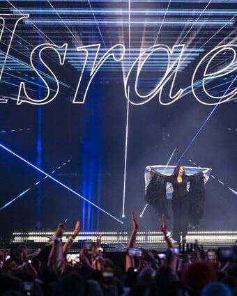 יובל רפאל על בימת האירוויזיון בשנה שעברה | EPA/GEORGIOS KEFALAS