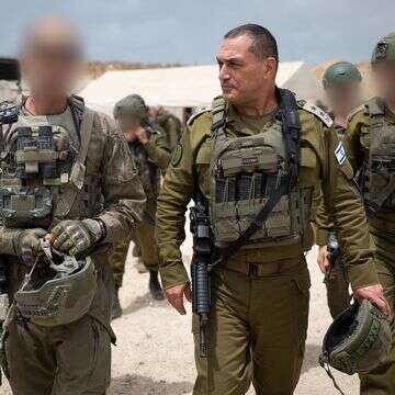 הרמטכ"ל אייל זמיר ברצועת עזה | דובר צה"ל