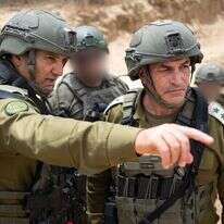 הרמטכ"ל אייל זמיר יחד אלוף פיקוד דרום, יניב עשור | דובר צה"ל