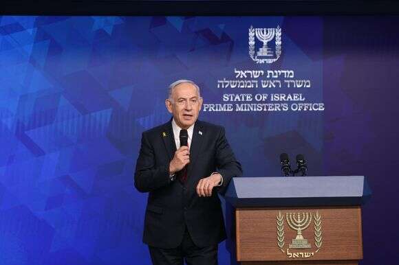 נתניהו במסיבת עיתונאים על מבצע "מרכבות גדעון" | חלק מהסיוע שנכנס לעזה הגיע לידי חמאס נתניהו במסיבת עיתונאים על מבצע "מרכבות גדעון" | חלק מהסיוע שנכנס לעזה הגיע לידי חמאס