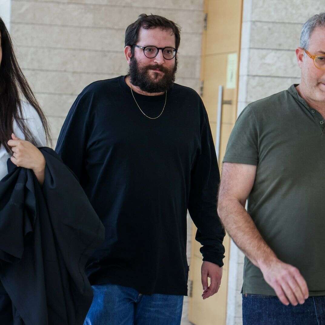 יונתן אוריך בבית המשפט המחוזי לוד, 22 במאי 2025 | יונתן שאול, פלאש 90