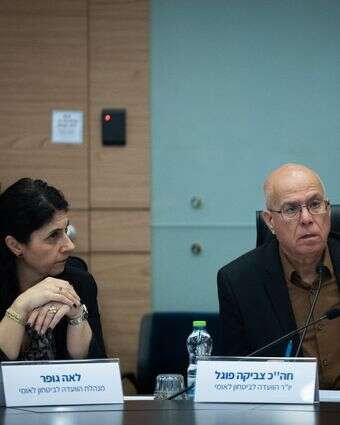 יו"ר הוועדה, ח"כ צביקה פוגל בוועדה לביטחון לאומי | יונתן זינדל, פלאש 90