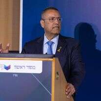 משה לאון, ראש עיריית ירושלים בוועידת ביטחון וטכנולוגיה 2 במרכז האקדמי לב | לירון מולדובן