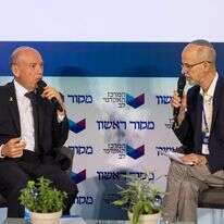 חגי סגל ומתניהו אנגלמן בוועידת ביטחון וטכנולוגיה 2 במרכז האקדמי לב | לירון מולדובן