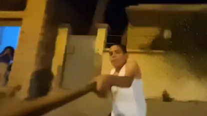 צעיר ערבי תוקף את הנהג עם נבוט | באדיבות המצלם