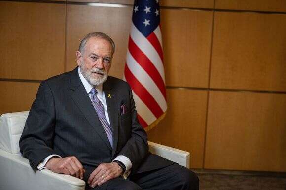 "ישראל היא מקום נפלא להיות בו". מייק האקבי | חיים גולדברג - פלאש 90 "ישראל היא מקום נפלא להיות בו". מייק האקבי | חיים גולדברג - פלאש 90