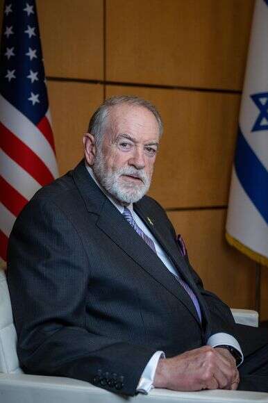 שגריר ארה"ב מייק האקבי | חיים גולדברג - פלאש 90