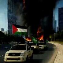 הדמיית מתקפת חמאס במרכז בקמפיין של מועצת יש"ע | מתוך הקמפיין