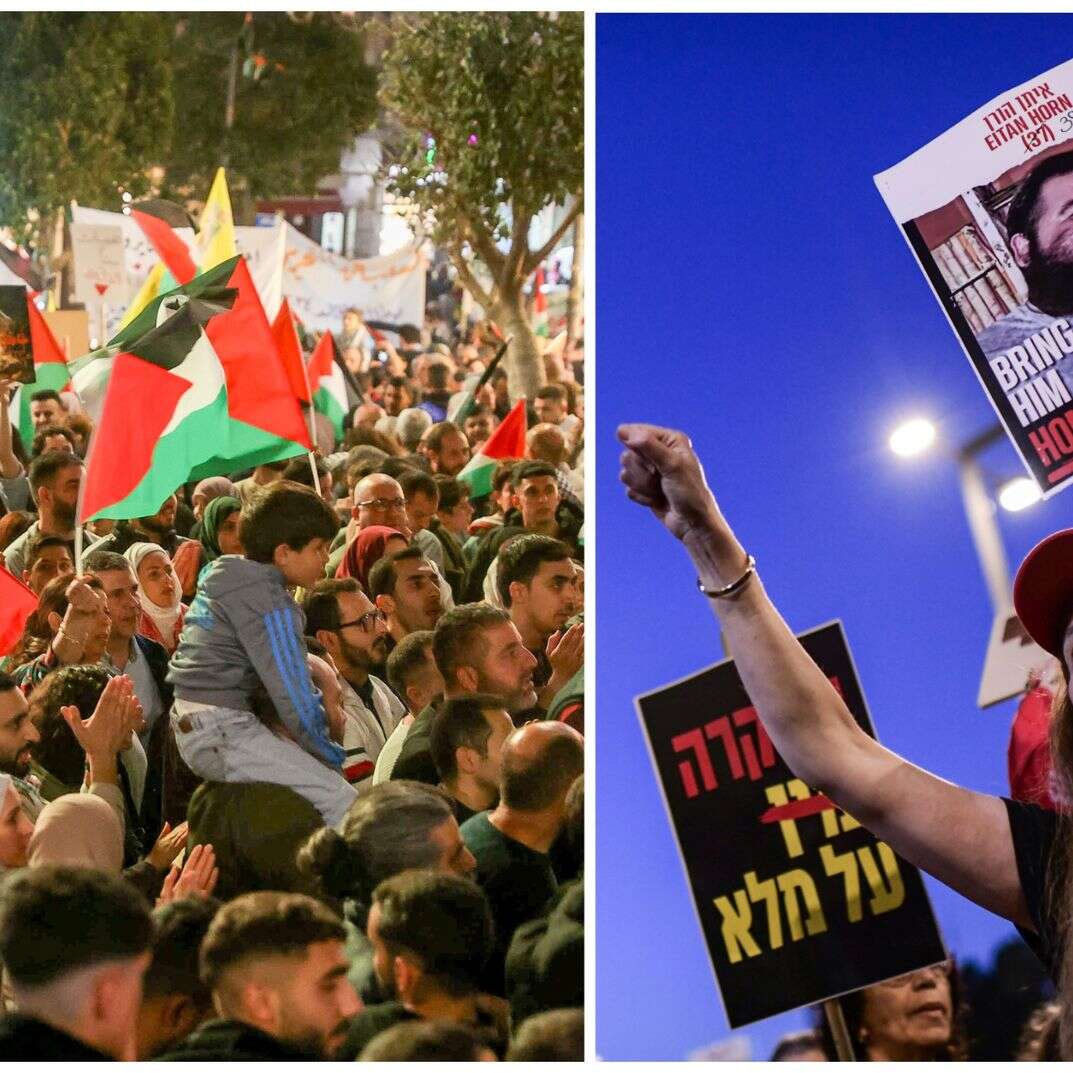 הפגנת חטופים, יום האדמה ברמאללה | פלאש 90