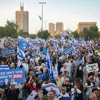עצרת הימין מול בית המשפט העליון | אריה לייב אברהמס, פלאש 90