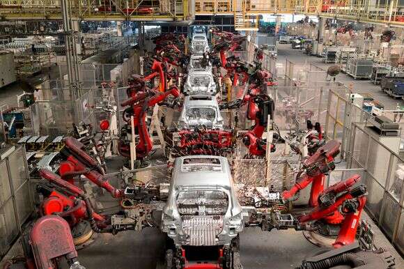 מפעל סיני למכוניות חשמליות | Getty Images