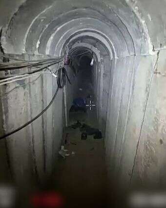 מנהרה מתחת לבית החולים האירופי בחאן יונס, רצועת עזה | דובר צה"ל