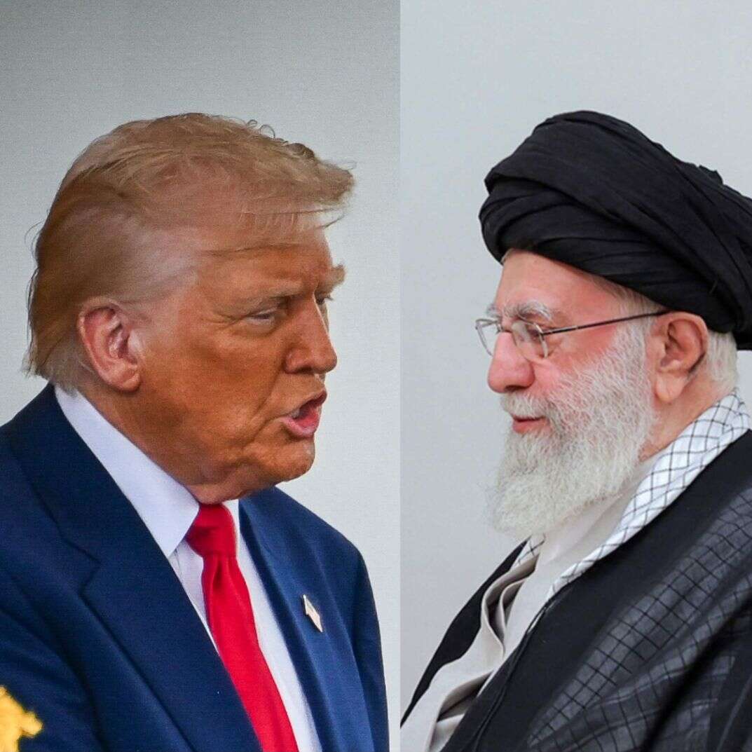 טראמפ וחמינאי | AFP; לירי אגמי, פלאש 90 טראמפ וחמינאי | AFP; לירי אגמי, פלאש 90