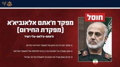 מבצעי חיסול באיראן | דובר צה"ל