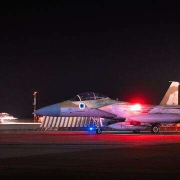 עם כלביא: המראות מטוסי קרב של חיל האוויר לקראת התקיפות בטהרן | דובר צה"ל