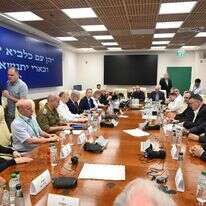ישיבת הקבינט המדיני־ביטחוני, בשבוע שעבר | אבי אוחיון, לע"מ