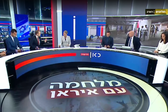 אולפן החדשות בכאן 11, אילוסטרציה | צילום מסך חדשות כאן 11