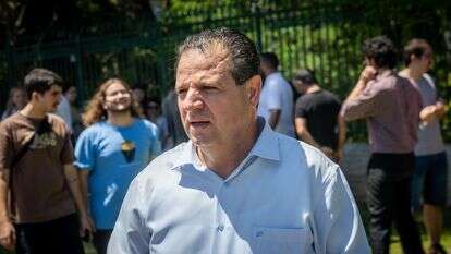 עודה משתתף בהפגנת תמיכה בו מחוץ לכנסת | חיים גולדברג, פלאש 90