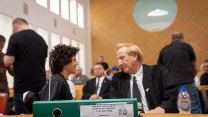 עו"ד אליעד שרגא במהלך הדיון על מינוי ראש השב"כ | יונתן זינדל - פלאש 90