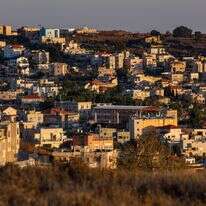 מועצה מקומית ג'יש, ליד הר מירון שבגליל | דוד כהן ,פלאש 90