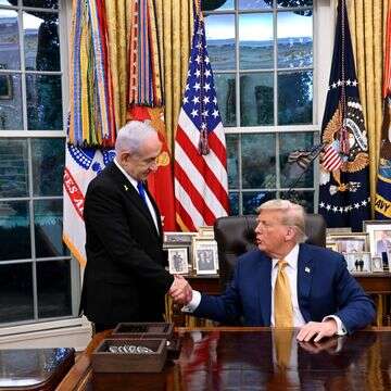 פגישת נתניהו עם טראמפ בבית הלבן, 9.7.25 | אבי אוחיון, לע"ם פגישת נתניהו עם טראמפ בבית הלבן, 9.7.25 | אבי אוחיון, לע"ם