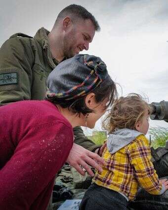 משפחות מילואים מבקרות בגבול הצפון, אילוסטרציה | מיכאל גלעדי, פלאש 90