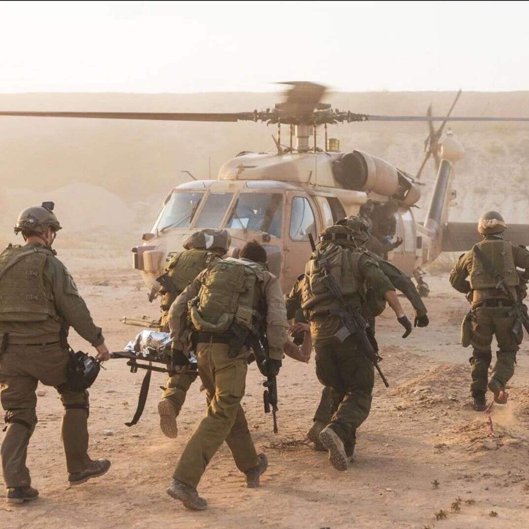 פינוי פצוע בעזה. אילוסטרציה | דובר צה"ל