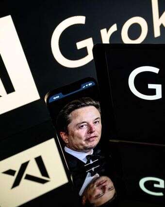 מאסק, גרוק | AFP