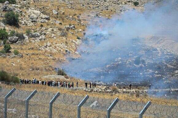 אזרחים דרוזים שחצו את גדר הגבול בין ישראל וסוריה | מיכאל גלעדי / פלאש 90