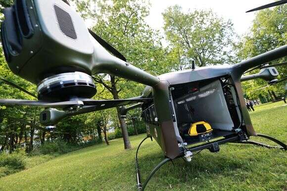 רחפן חילוץ באקדמיה הרפואית של מינכן | EPA