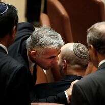 יאיר לפיד ונפתלי בנט | איי.אף.פי