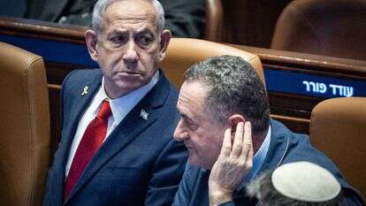 נתניהו במליאה ביום הדחתו של אדלשטיין | יונתן זינדל - פלאש 90