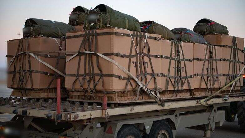 היערכות צה"ל להצנחת הסיוע ההומניטרי ברצועת עזה | דובר צה"ל