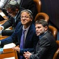 השרים בצלאל סמוטריץ' ואיתמר בן גביר | אוליביהי פיטוסי, פלאש 90