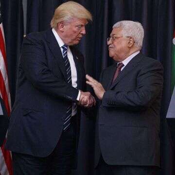 דונלד טראמפ ואבו מאזן. | איוון ווסי / AP