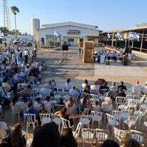 טקס חניכת הרפת החדשה בקיבוץ כיסופים, השבוע | אלישיב רייכנר