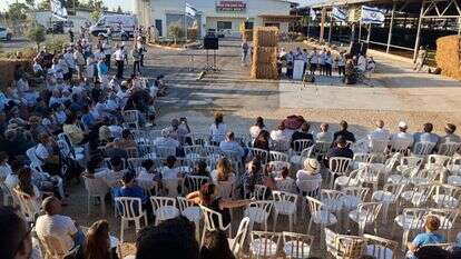 טקס חניכת הרפת החדשה בקיבוץ כיסופים, השבוע | אלישיב רייכנר