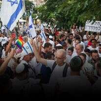 תפילת יום כיפור בכיכר דיזנגוף בתל אביב בשנה שעברה | איתי רון, פלאש 90