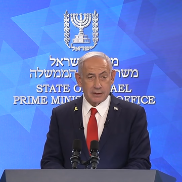 ראש הממשלה בנימין נתניהו במסיבת עיתונאים | לע"ם