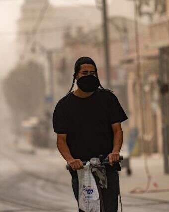 אובך בירושלים | חיים גולדברג, פלאש 90 אובך בירושלים | חיים גולדברג, פלאש 90