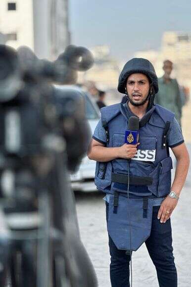 מחבל חמאס אנס ג'מאל מחמוד אל שריף, שפעל כעיתונאי אלג'זירה במסווה | מתוך X